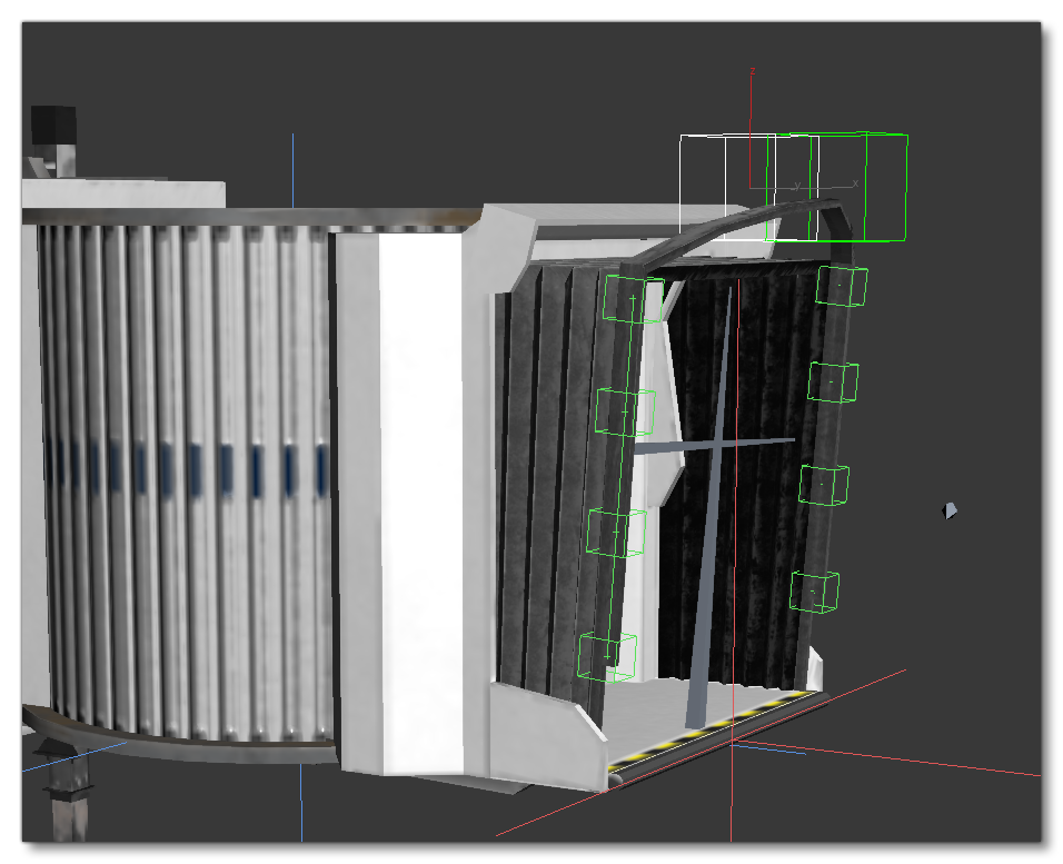 The Top Vertical Animation Of A Jetway Hood